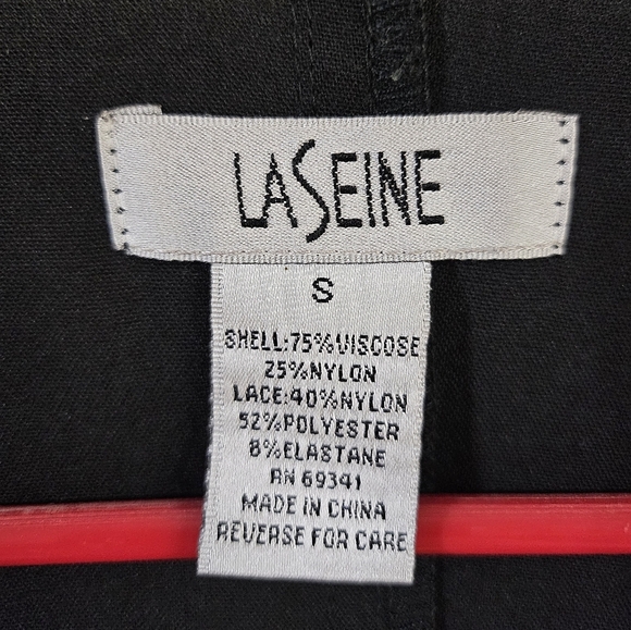 LaSeine Black Women's Lace Blazer - Picture 3 of 5